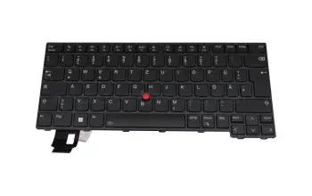 5N21D68171 original Lenovo clavier DE (allemand) noir/noir avec rétro-éclairage et mouse stick