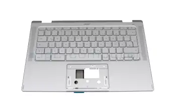 6B.AHBN7.011 original Acer clavier DE (allemand) argent avec rétro-éclairage