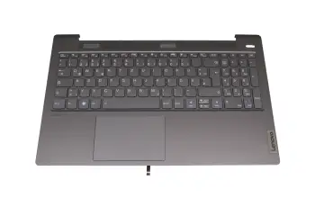 5CB1A29223 original Lenovo clavier incl. topcase DE (allemand) gris/gris avec rétro-éclairage