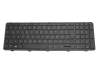 768130-041 HP clavier DE (allemand) noir/noir abattue avec rétro-éclairage