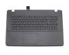 90NB08F1-R30100 original Asus clavier incl. topcase DE (allemand) noir/noir