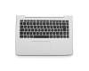 35040822 original Medion clavier incl. topcase DE (allemand) noir/blanc avec rétro-éclairage