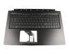 6B.Q23N1.008 original Acer clavier incl. topcase DE (allemand) noir/noir avec rétro-éclairage