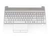 SB550A-73H1 original HP clavier incl. topcase DE (allemand) argent/argent