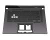 90NR0572-R32GE0 original Asus clavier incl. topcase DE (allemand) noir/anthracite avec rétro-éclairage