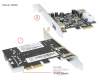 Fujitsu USB3.0 PCIe card for Primergy TX300 S8 original pour Fujitsu Primergy RX350 S8