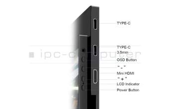 Écran portable 15,6\" FHD USB-C/HDMI pour Apple A2442 - EMC3650