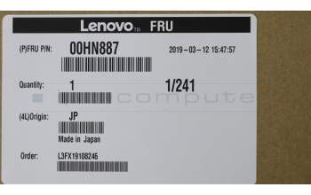 Lenovo 00HN887 Pana 17.3 UHD IPS AG