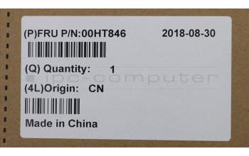 Lenovo 00HT846 Base Cover Asm,Mg/Al,black