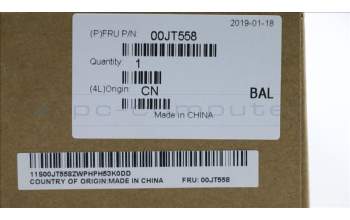 Lenovo 00JT558 FRU Bottom Cover ASM