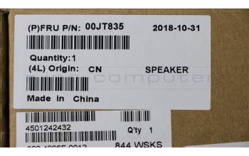 Lenovo 00JT835 SPEAKERINT Speaker ASM,L/R