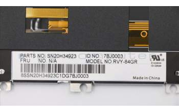 Lenovo 00JT874 MECH_ASM KBD,GR,LB,screw,CHY,Backlit