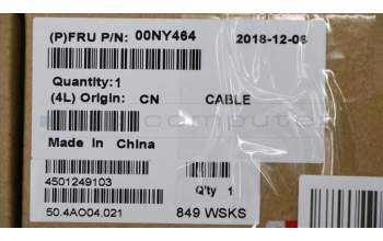 Lenovo 00NY464 FRU Power Board Cable ASM
