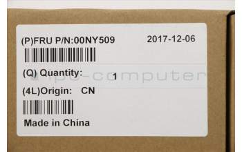 Lenovo 00NY509 COVER D-cover,Black,WWAN
