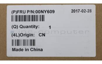 Lenovo Smart card dummy,Plastic pour Lenovo ThinkPad L570 (20J8/20J9)