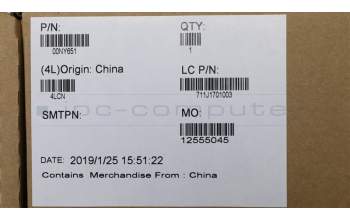 Lenovo 00NY651 DISPLAY AUO15.6UHD IPS AG for CS