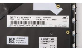 Lenovo 00PA134 NB_KYB STO-KBD,ES,CHY,BL