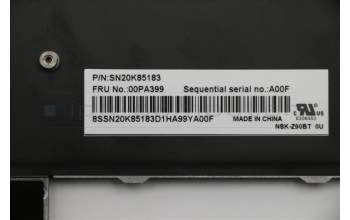Lenovo 00PA399 NB_KYB PYWL-KBD,GB,DFN,BL