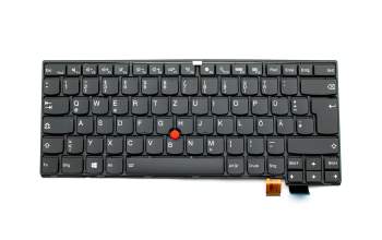00PA464 original Lenovo clavier DE (allemand) noir/noir abattue avec rétro-éclairage et mouse stick