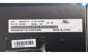 Lenovo 00PA647 NB_KYB Lin-KBD,JP,LTN