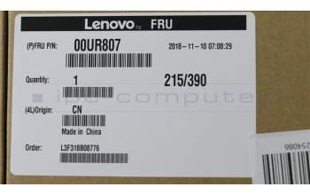 Lenovo 00UR807 Speaker ASM,left right