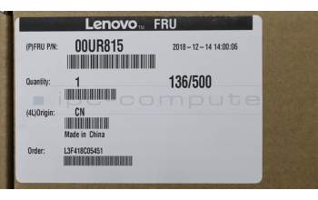 Lenovo LCD Bezel ASM,w/camera,4K pour Lenovo ThinkPad P50 (20EQ/20EN)