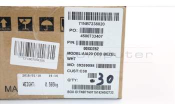 Lenovo 00XD282 MECH_ASM ASSY_ODD_BEZEL_WHT_C2000