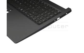 01704E69K201 original Acer clavier incl. topcase DE (allemand) noir/gris avec rétro-éclairage