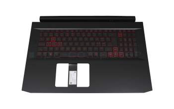 01704F7BK201 original Acer clavier incl. topcase CH (suisse) noir/rouge/noir avec rétro-éclairage GTX1650