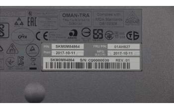 Lenovo 01AH827 KYB_MOUSE Primax RFBU71 2.4G BK BE_FR