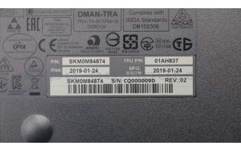 Lenovo 01AH837 KYB_MOUSE Primax RFBU71 2.4G BK CFR