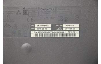 Lenovo 01AH840 KYB_MOUSE Primax RFBU71 2.4G BK GR_US