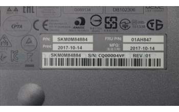 Lenovo 01AH847 KYB_MOUSE Primax RFBU71 2.4G BK KR