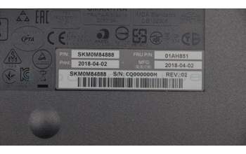 Lenovo 01AH851 KYB_MOUSE Primax RFBU71 2.4G BK PT
