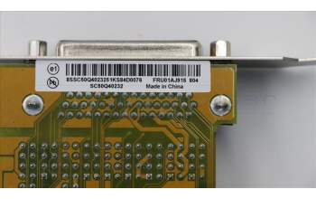 Lenovo 01AJ915 CARDPOP PCIEx1 4 Serial card HP