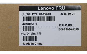 Lenovo 01AV540 NB_KYB internal,USE,Liteon,backlit