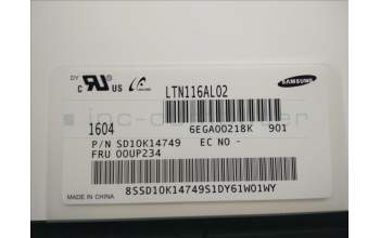 Lenovo 01AW189 Lenovo LCD Module 11\'6,GNZ ,GFF,HD,SDC,w/bezel