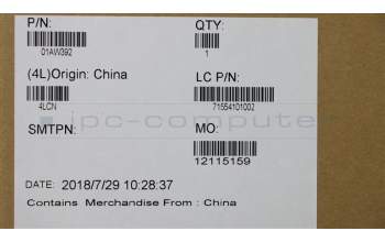 Lenovo 01AW392 HEATSINK UMA w fan TOSHIBA