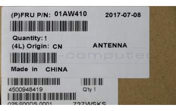 Lenovo Antenna Carbon WLAN,MAIN+AUX,JT pour Lenovo ThinkPad P40 Yoga (20GQ/20GR)