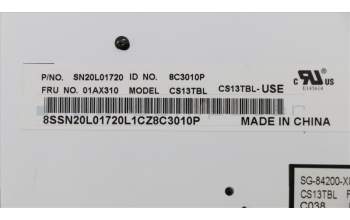 Lenovo 01AX310 NB_KYB CS13TBL barb KBD,US,LTN
