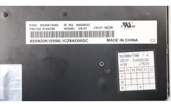 Lenovo 01AX350 NB_KYB Cobain KBD,NDC,LTN