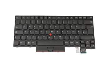 01AX458 original Lenovo clavier DE (allemand) noir/noir avec mouse stick