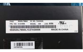Lenovo 01AX656 NB_KYB Lin2 KBD,ARA,LTN