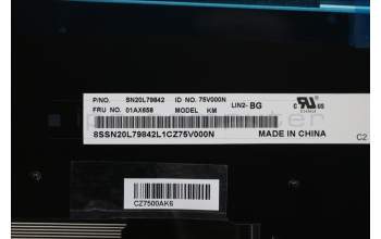 Lenovo 01AX658 NB_KYB Lin2 KBD,BG,LTN