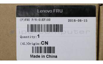 Lenovo MECHANICAL Front Thunderbolt cover pour Lenovo ThinkStation P410