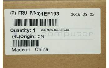 Lenovo 01EF193 MECH_ASM Main Base NT A910