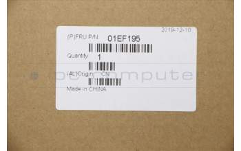 Lenovo 01EF195 MECH_ASM EMI_GASKET.TAPE.AL FOIL_A910