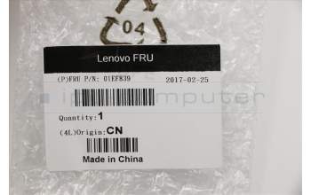 Lenovo SHIELD AMD BR Rear IO Shield,AVC pour Lenovo V55t-15API (11CB/11CC)