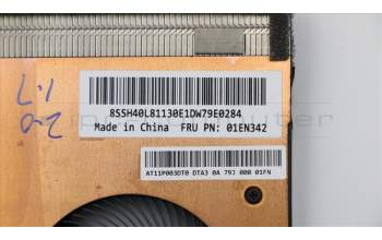 Lenovo 01EN342 HEATSINK Intel,DIS_25w,w/fan,DELTA