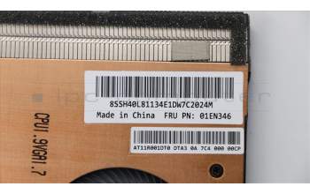 Lenovo 01EN346 HEATSINK AMD,DIS,w/fan,DELTA